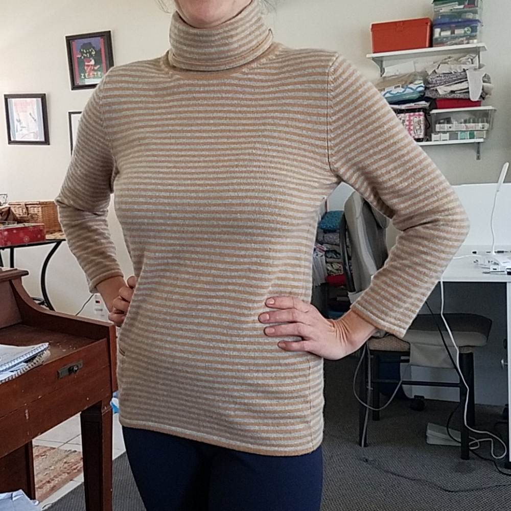 Coach Cashmere Sweater Top Small New